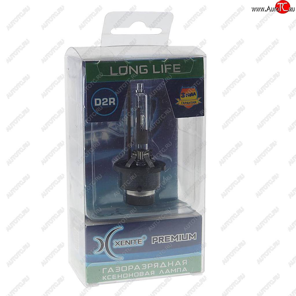 1 329 р. Лампа ксеноновая D2R P32d-3 4300K бокс (1шт.) LLong Life Premium XENITE XENITE 1002034  с доставкой в г. Майкоп