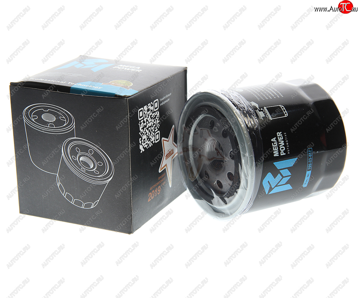 191 р. Фильтр масляный FORD Mondeo 1,2,3 (94-04-) MAZDA MPV 2 (99-02),Tribute (00-) MEGAPOWER MEGAPOWER 100-23-017  с доставкой в г. Майкоп