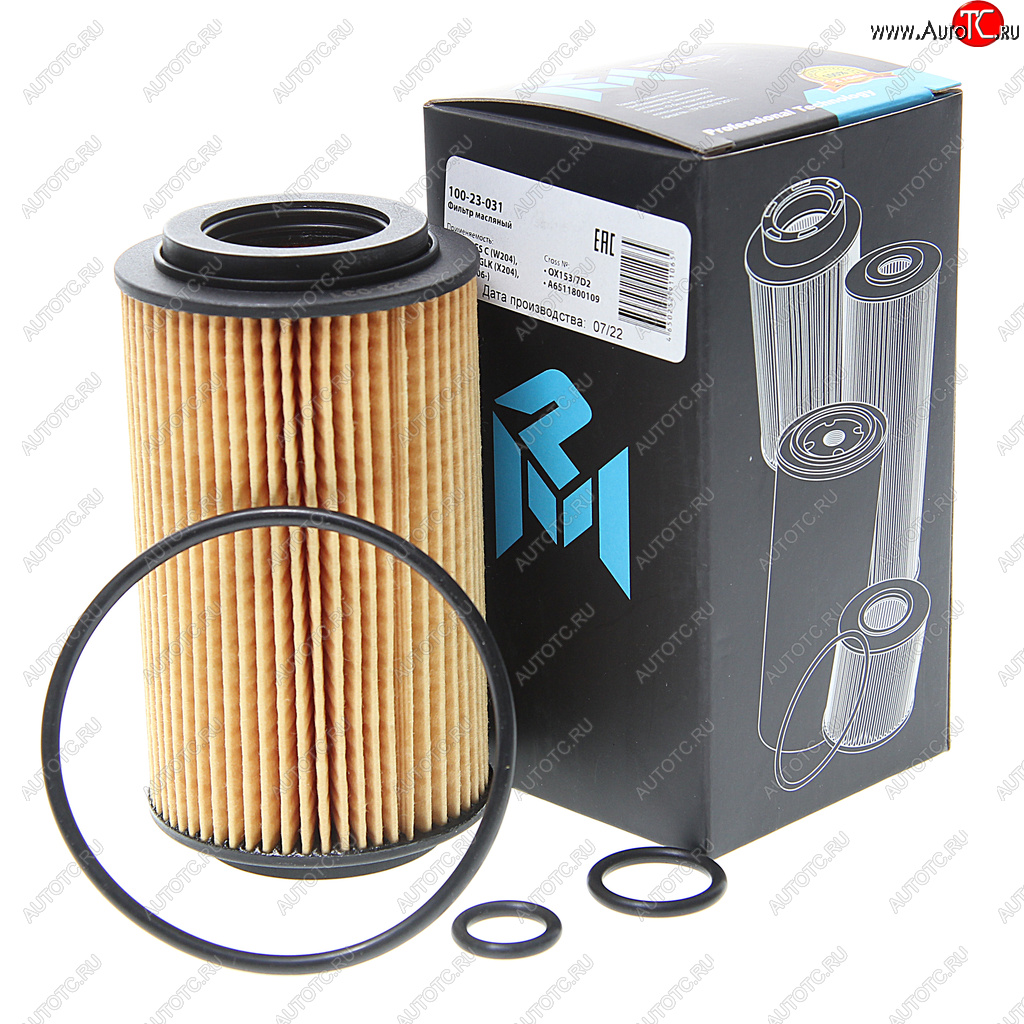 206 р. Фильтр масляный MERCEDES C,E,S,ML,G,Sprinter (M112,M113) LAND ROVER Range Rover MEGAPOWER MEGAPOWER 100-23-031  с доставкой в г. Майкоп