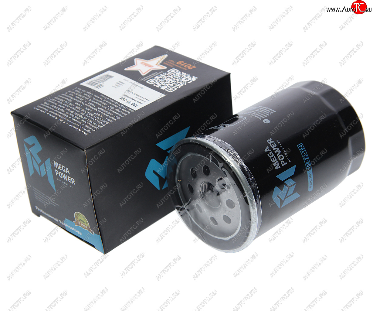 171 р. Фильтр масляный CHEVROLET PONTIAC MEGAPOWER MEGAPOWER 100-23-104  с доставкой в г. Майкоп