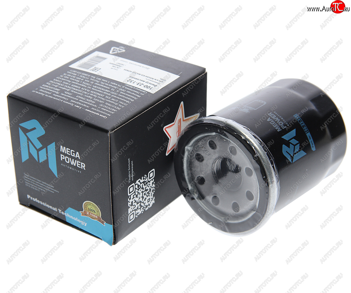 156 р. Фильтр масляный NISSAN KIA MAZDA HONDA OPEL MEGAPOWER MEGAPOWER 100-23-132  с доставкой в г. Майкоп