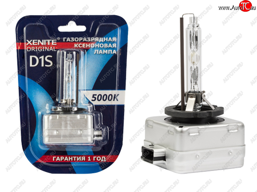 1 299 р. Лампа ксеноновая D1S 5000K блистер (1шт.) XENITE XENITE 1004114  с доставкой в г. Майкоп