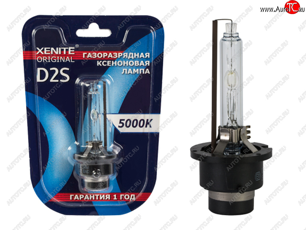759 р. Лампа ксеноновая D2S 5000K блистер (1шт.) XENITE XENITE 1004118  с доставкой в г. Майкоп