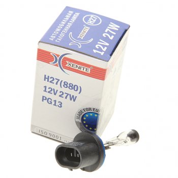 162 р. Лампа 12V H27(880) 27W PG13 3200К Standard XENITE XENITE 1007006  с доставкой в г. Майкоп. Увеличить фотографию 2