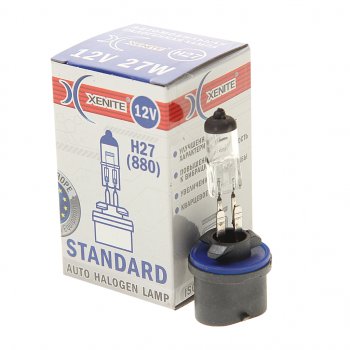 162 р. Лампа 12V H27(880) 27W PG13 3200К Standard XENITE XENITE 1007006  с доставкой в г. Майкоп. Увеличить фотографию 1