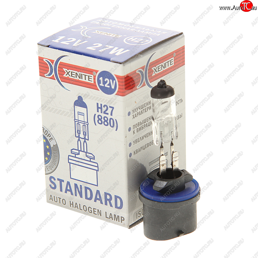162 р. Лампа 12V H27(880) 27W PG13 3200К Standard XENITE XENITE 1007006  с доставкой в г. Майкоп