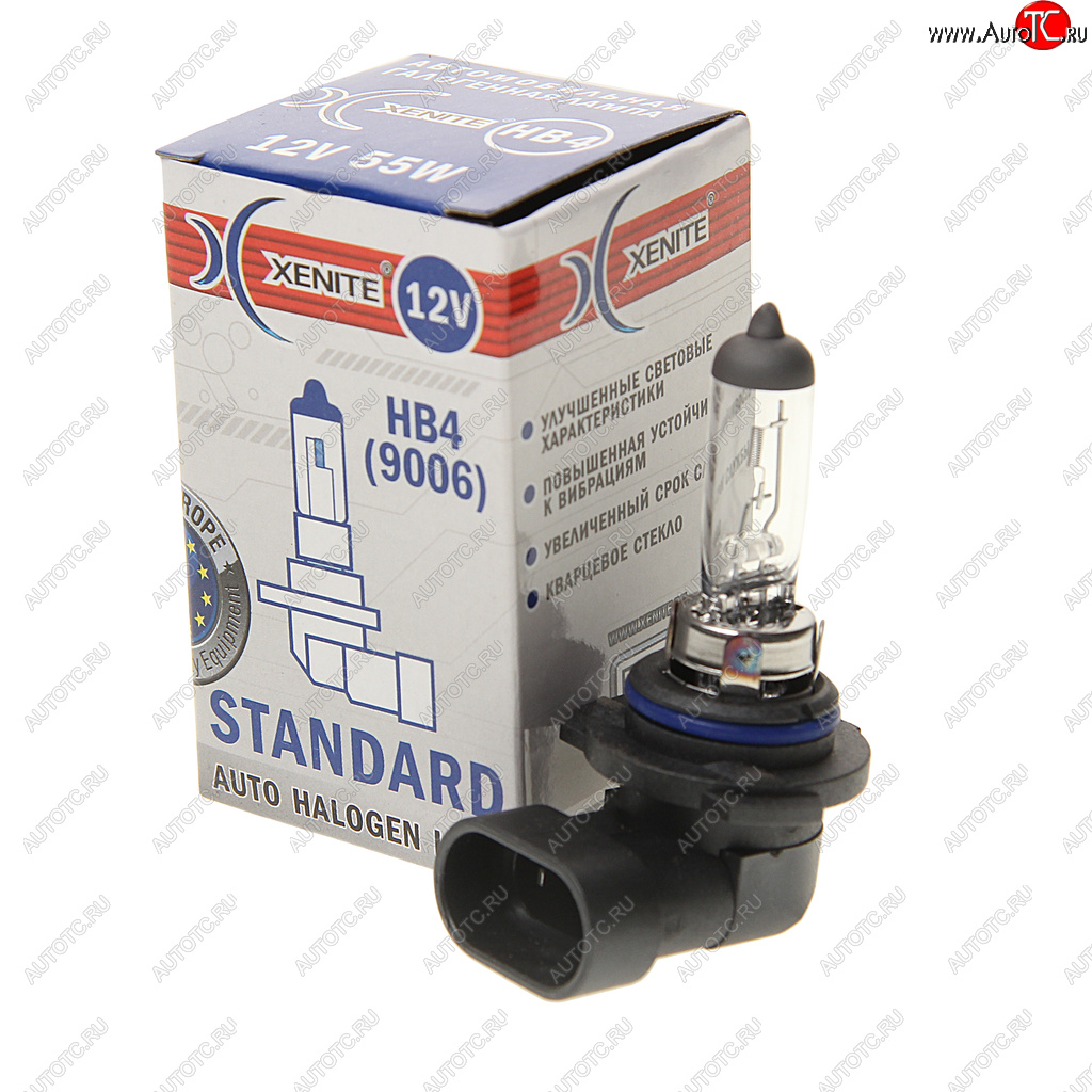 199 р. Лампа 12V HB4(9006) 55W P22d 3200К Standard XENITE XENITE 1007009  с доставкой в г. Майкоп