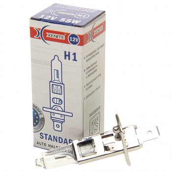 77 р. Лампа 12V H1 55W P14.5s 3200K Standard XENITE XENITE 1007010  с доставкой в г. Майкоп. Увеличить фотографию 1