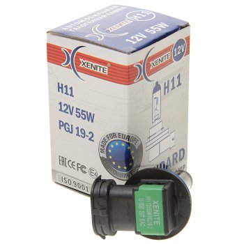223 р. Лампа 12V H11 55W PGJ19-2 3200К Standard XENITE XENITE 1007011  с доставкой в г. Майкоп. Увеличить фотографию 2