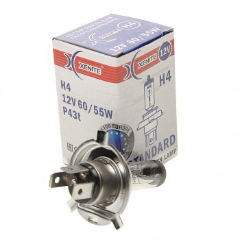 174 р. Лампа 12V H4 60/55W P43t 3200К Standard XENITE XENITE 1007013 XENITE 1007013  с доставкой в г. Майкоп. Увеличить фотографию 2
