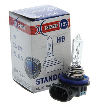 220 р. Лампа 12V H9 65W PGJ19-5 3200К Standard XENITE XENITE 1007016  с доставкой в г. Майкоп. Увеличить фотографию 1