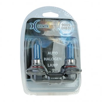 519 р. Лампа 12V HB3(9005) 65W P20d +30% 4000К блистер (2шт.) Super White XENITE XENITE 1007040  с доставкой в г. Майкоп. Увеличить фотографию 1