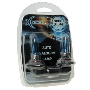 519 р. Лампа 12V HB4(9006) 55W P22d +30% 4000К блистер (2шт.) Super White XENITE XENITE 1007041  с доставкой в г. Майкоп. Увеличить фотографию 1