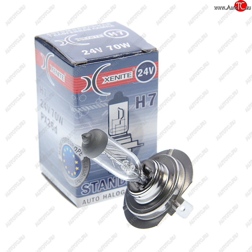 182 р. Лампа 24V H7 70W PX26d 3200К Standard XENITE XENITE 1007065 XENITE 1007065  с доставкой в г. Майкоп