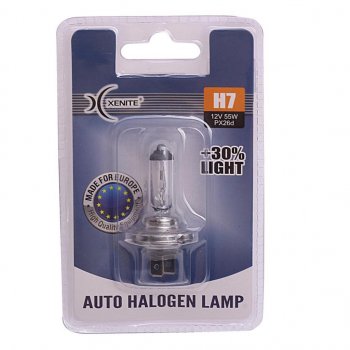 251 р. Лампа 12V H7 55W PX26d +30% 3200К блистер (1шт.) XENITE XENITE 1007090  с доставкой в г. Майкоп. Увеличить фотографию 1