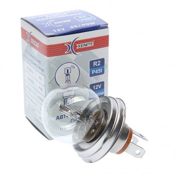 85 р. Лампа 12V R2 4540W P45t 3200К Standard XENITE XENITE 1007095  с доставкой в г. Майкоп. Увеличить фотографию 1