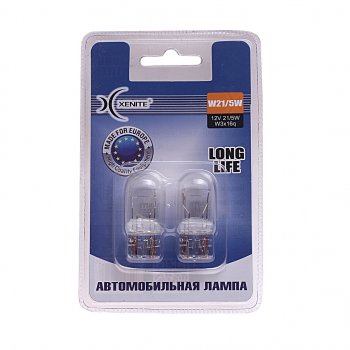 199 р. Лампа 12V W215W W3x16q 3200К блистер (2шт.) Long Life XENITE XENITE 1007114  с доставкой в г. Майкоп. Увеличить фотографию 1