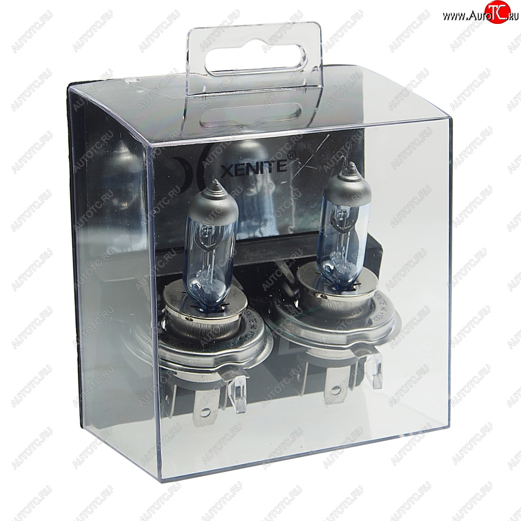 919 р. Лампа 12V H4 6055W P43t +100% 3600К бокс (2шт.) Premium XENITE XENITE 1007119  с доставкой в г. Майкоп