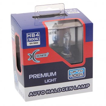 1 039 р. Лампа 12V HB4(9006) 55W P22d +100% 3600К бокс (2шт.) Premium XENITE XENITE 1007139  с доставкой в г. Майкоп. Увеличить фотографию 1