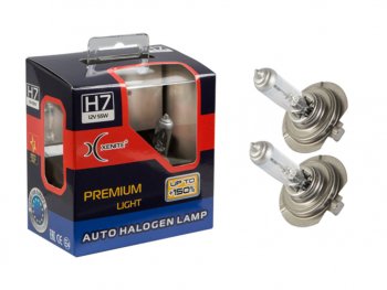 1 049 р. Лампа 12V H7 55W PX26d +150% бокс (2шт.) XENITE XENITE 1007162  с доставкой в г. Майкоп. Увеличить фотографию 1