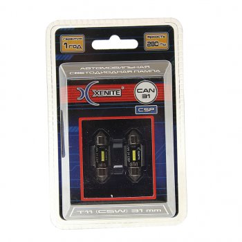 629 р. Лампа светодиодная 12V C5W SV8.5-8 31мм двухцокольная блистер (2шт.) XENITE XENITE 1009615  с доставкой в г. Майкоп. Увеличить фотографию 1