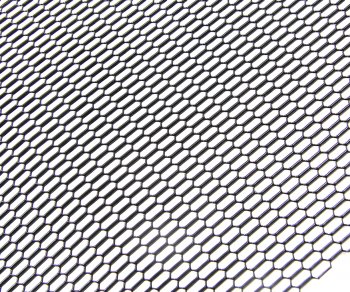 559 р. Решетка радиатора сетка (черная) 100х25см (соты 6х12мм) GRILLE TUNING GRILLE TUNING 100х25 (соты) black  с доставкой в г. Майкоп. Увеличить фотографию 2