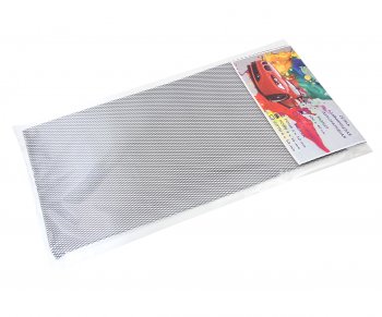 1 159 р. Решетка радиатора сетка (черная) 100х50см (ромб 8х16мм) GRILLE TUNING GRILLE TUNING 100х50 (ромб 8х16) black  с доставкой в г. Майкоп. Увеличить фотографию 1