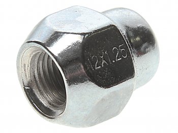 74 р. Гайка колеса М12х1.25х25 конус закрытая ключ 21мм RACING RACING 101117  с доставкой в г. Майкоп. Увеличить фотографию 1