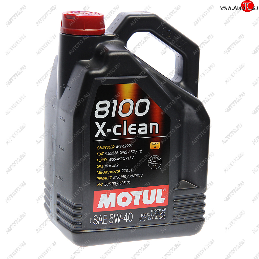 5 799 р. Масло моторное 8100 X-CLEAN C3 5W40 синт.5л MOTUL MOTUL 102051  с доставкой в г. Майкоп