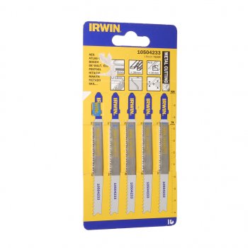 1 429 р. Пилка для лобзика набор 5шт. металл 74мм IRWIN IRWIN 10504233  с доставкой в г. Майкоп. Увеличить фотографию 1