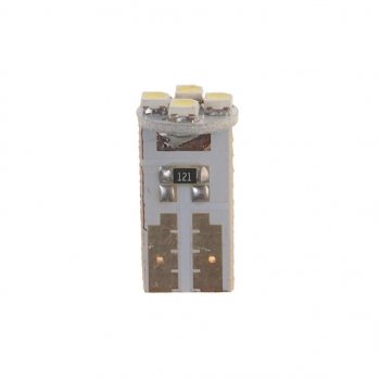 31 р. Лампа светодиодная 12V W5W T10 W2.1x9.5d 6000K 4 LED MEGAPOWER MEGAPOWER-AUTOMOTIVE 10513w  с доставкой в г. Майкоп. Увеличить фотографию 1
