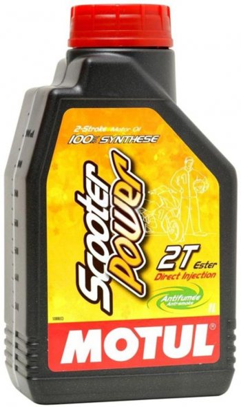 1 899 р. Масло моторное для 2-х тактных двигателей SCOOTER POWER 2T синт.1л MOTUL MOTUL 105881  с доставкой в г. Майкоп. Увеличить фотографию 1