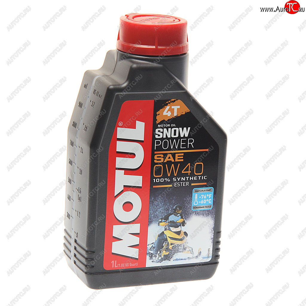 2 149 р. Масло моторное для 4-х тактных двигателей SNOWPOWER 4T 0W40 синт.1л MOTUL MOTUL 105891  с доставкой в г. Майкоп