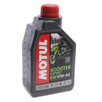1 279 р. Масло моторное для 4-х тактных двигателей SCOOTER EXPERT 4T 10W40 MB псинт.1л MOTUL MOTUL 105935  с доставкой в г. Майкоп. Увеличить фотографию 1