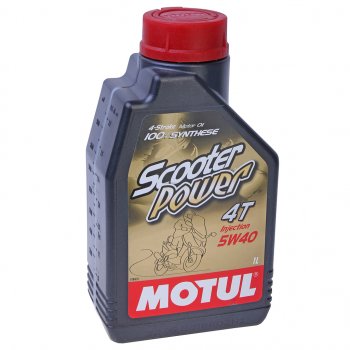 1 799 р. Масло моторное для 4-х тактных двигателей SCOOTER POWER 4T 5W40 синт.1л MOTUL MOTUL 105958  с доставкой в г. Майкоп. Увеличить фотографию 1