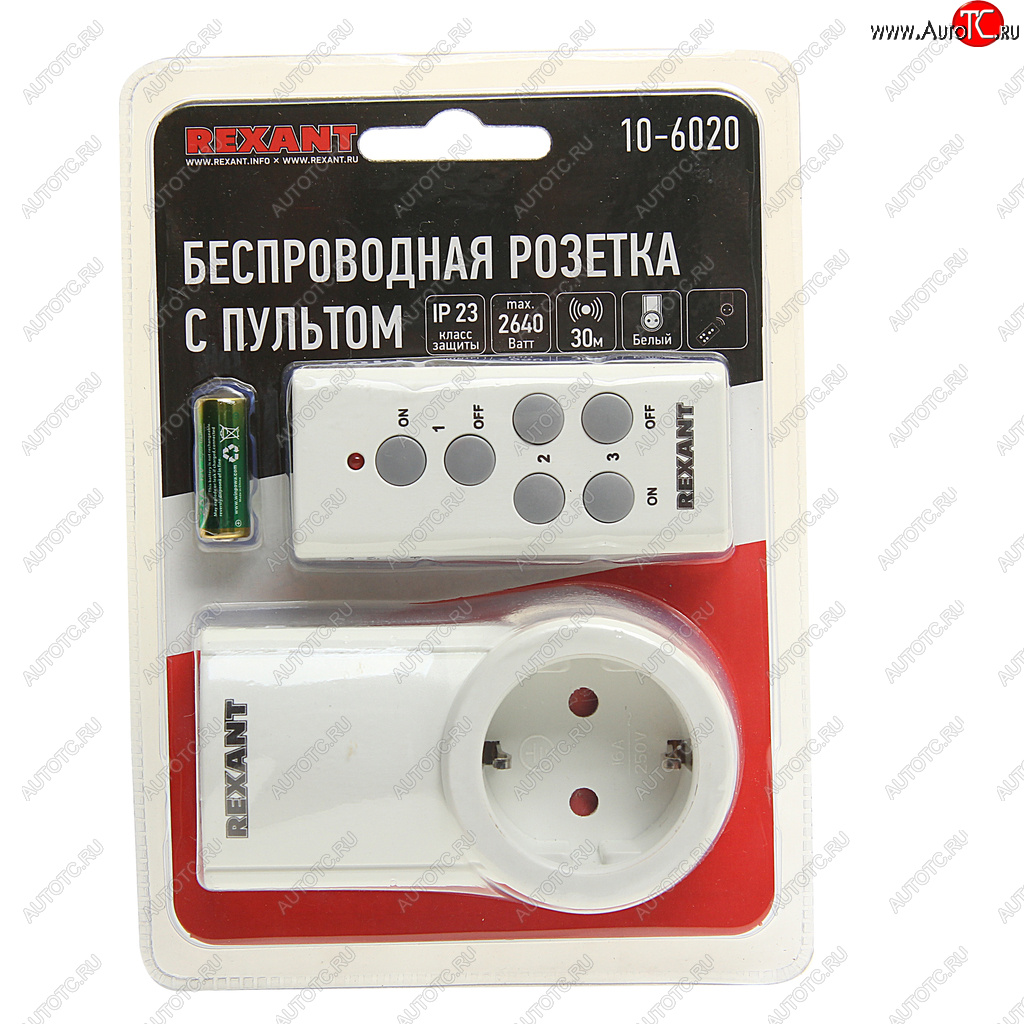 1 399 р. Розетка радиоуправляемая c пультом RX-001 REXANT REXANT 10-6020  с доставкой в г. Майкоп