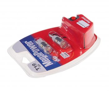 379 р. Лампа светодиодная 12V W5W T10 W2.1x9.5d 6000K 5 LED с тестером блистер (2шт.) MEGAPOWER MEGAPOWER-AUTOMOTIVE 10615w-2блт  с доставкой в г. Майкоп. Увеличить фотографию 2