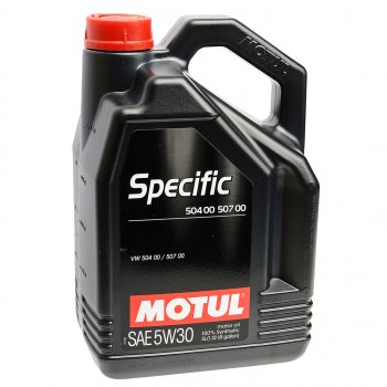 7 449 р. Масло моторное SPECIFIC VW 5040050700 5W30 синт.5л MOTUL MOTUL 106375  с доставкой в г. Майкоп. Увеличить фотографию 1