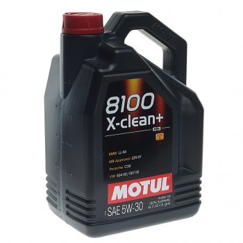 6 649 р. Масло моторное 8100 X-CLEAN+ 5W30 синт.5л MOTUL MOTUL 106377  с доставкой в г. Майкоп. Увеличить фотографию 1