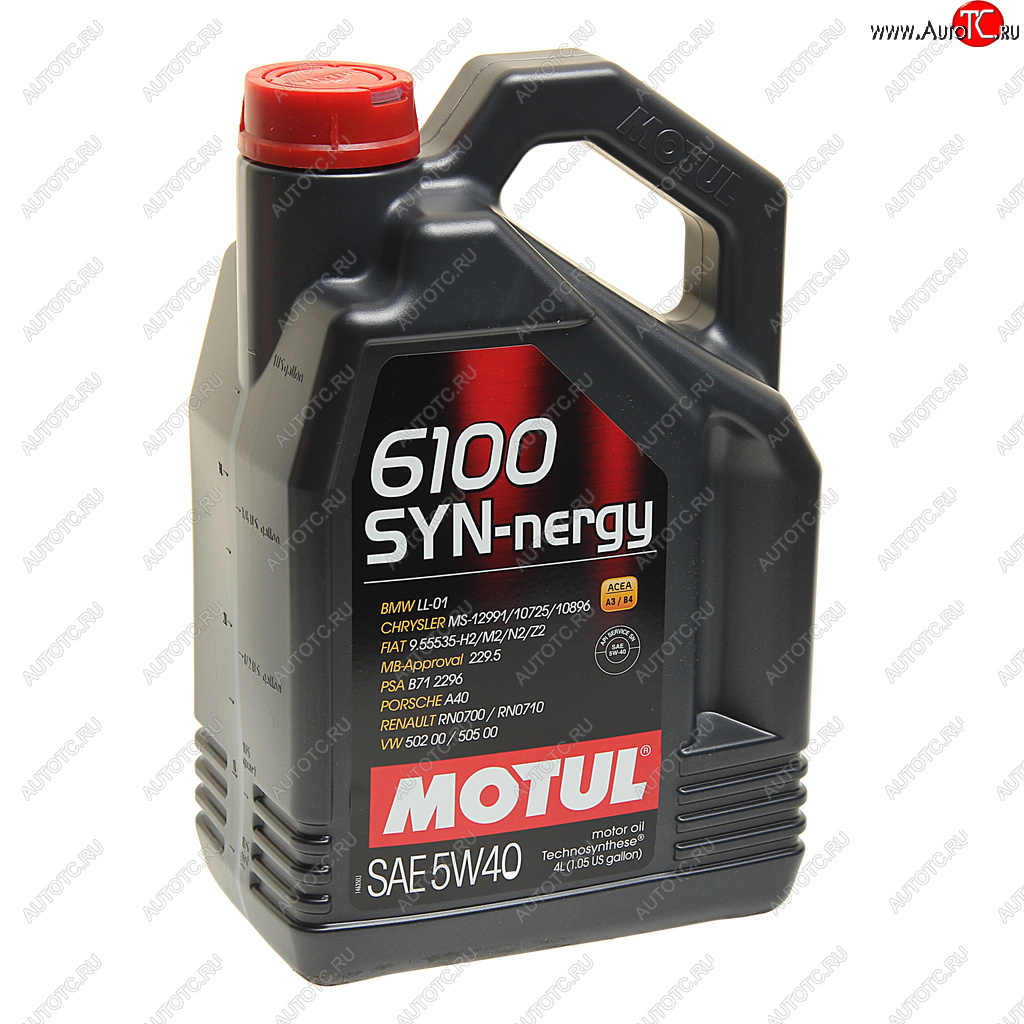 4 099 р. Масло моторное 6100 SYNERGIE 5W40 псинт.4л MOTUL MOTUL 107978  с доставкой в г. Майкоп