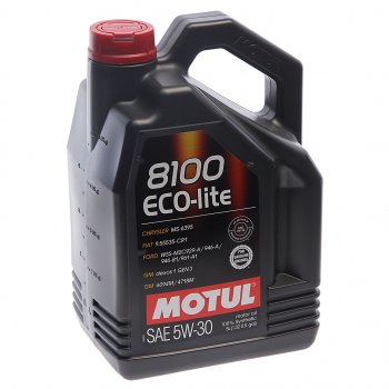 6 549 р. Масло моторное 8100 ECO-LITE 5W30 синт.5л MOTUL MOTUL 108214  с доставкой в г. Майкоп. Увеличить фотографию 1