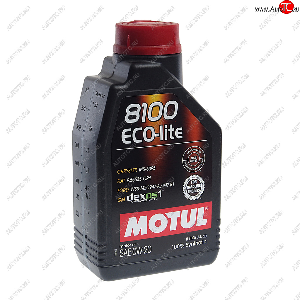 1 789 р. Масло моторное 8100 ECO-LITE 0W20 синт.1л MOTUL MOTUL 108534  с доставкой в г. Майкоп