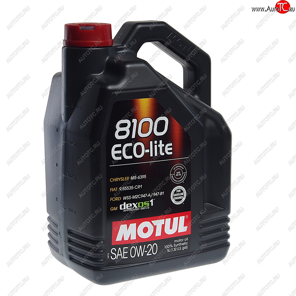 7 399 р. Масло моторное 8100 ECO-LITE 0W20 синт.5л MOTUL MOTUL 108536  с доставкой в г. Майкоп