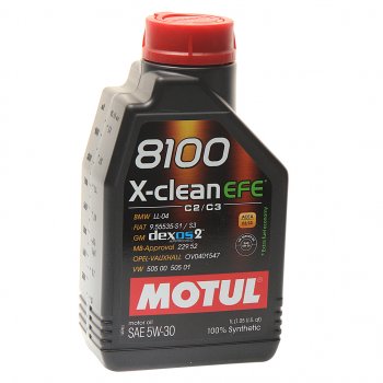 1 399 р. Масло моторное 8100 X-CLEAN EFE 5W30 синт.1л MOTUL MOTUL 109470  с доставкой в г. Майкоп. Увеличить фотографию 1