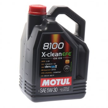 5 899 р. Масло моторное 8100 X-CLEAN EFE 5W30 синт.5л MOTUL MOTUL 109471  с доставкой в г. Майкоп. Увеличить фотографию 1