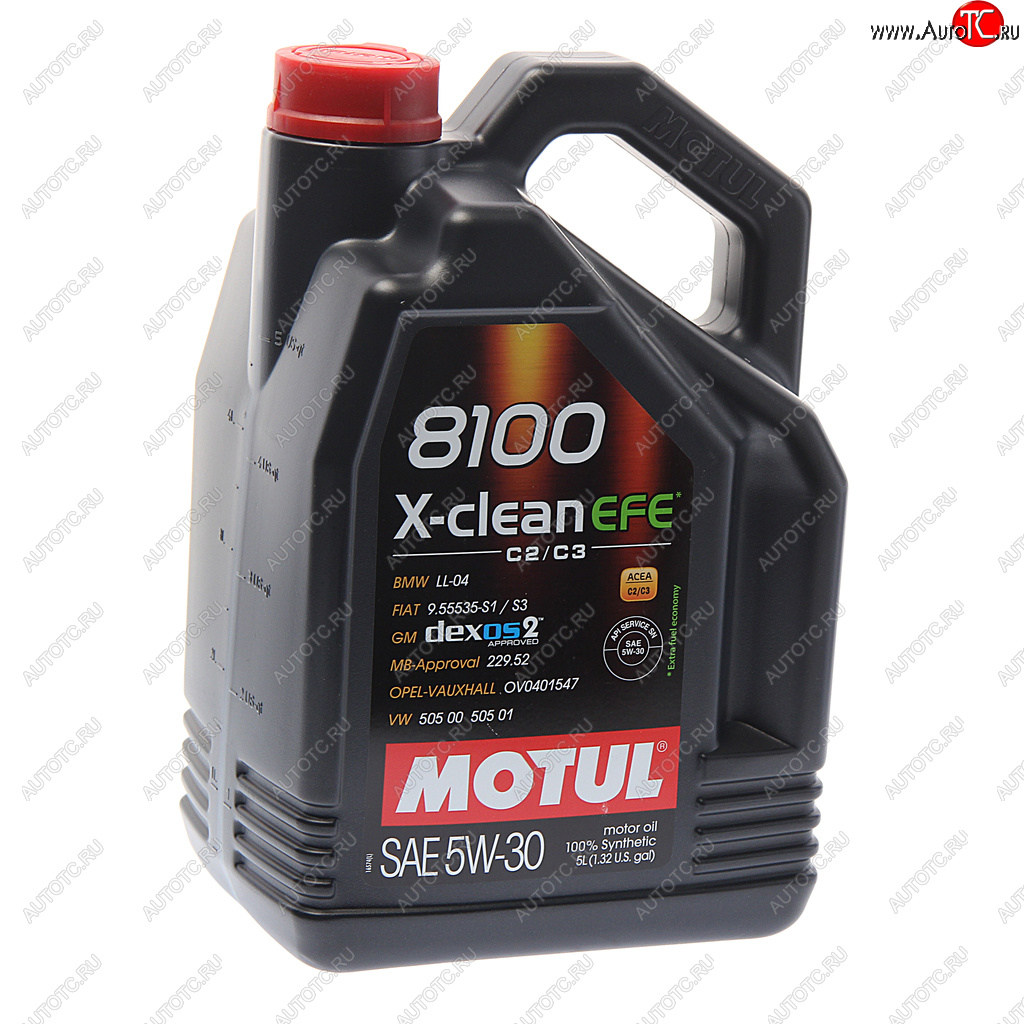 5 899 р. Масло моторное 8100 X-CLEAN EFE 5W30 синт.5л MOTUL MOTUL 109471  с доставкой в г. Майкоп