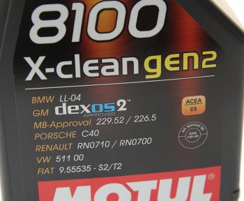 1 379 р. Масло моторное 8100 X-CLEAN GEN2 5W40 синт.1л MOTUL MOTUL 109761 MOTUL 109761  с доставкой в г. Майкоп. Увеличить фотографию 2