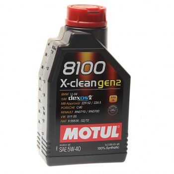 1 379 р. Масло моторное 8100 X-CLEAN GEN2 5W40 синт.1л MOTUL MOTUL 109761 MOTUL 109761  с доставкой в г. Майкоп. Увеличить фотографию 1