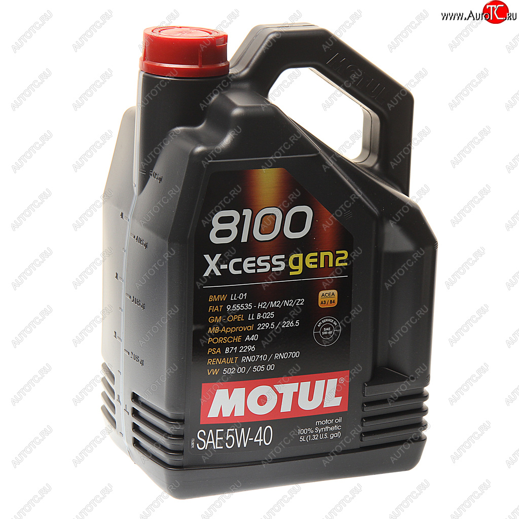 7 199 р. Масло моторное 8100 X-CESS GEN2 5W40 синт.5л MOTUL MOTUL 109776  с доставкой в г. Майкоп