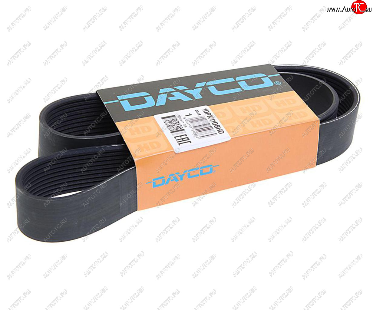 1 669 р. Ремень приводной поликлиновой 10PK1108HD DAYCO DAYCO 10pk1108hd  с доставкой в г. Майкоп